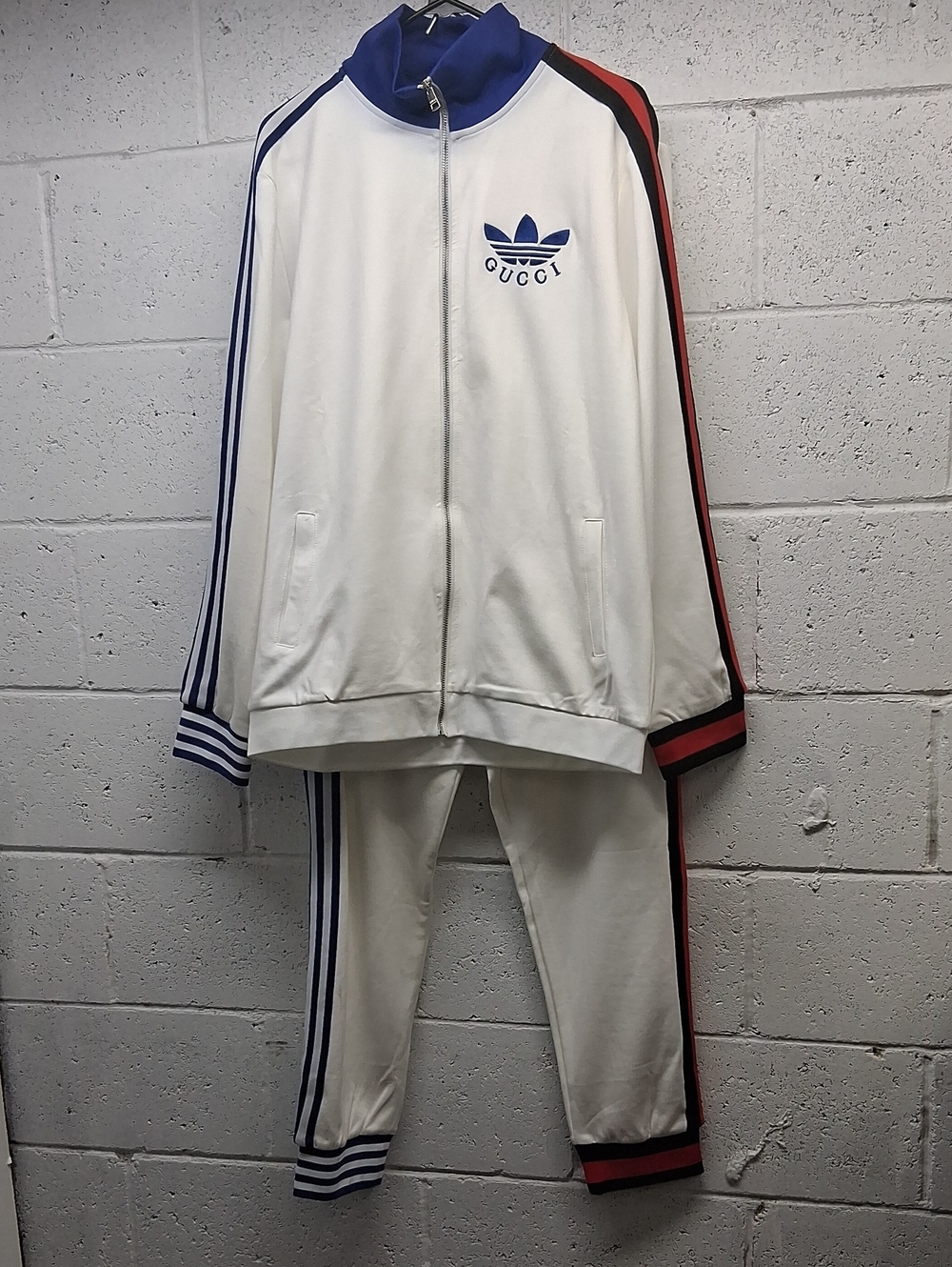 NWT Mens Gucci Adidas 2 Piece Track Suit